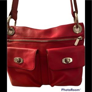 danier leather crossbody bolsa